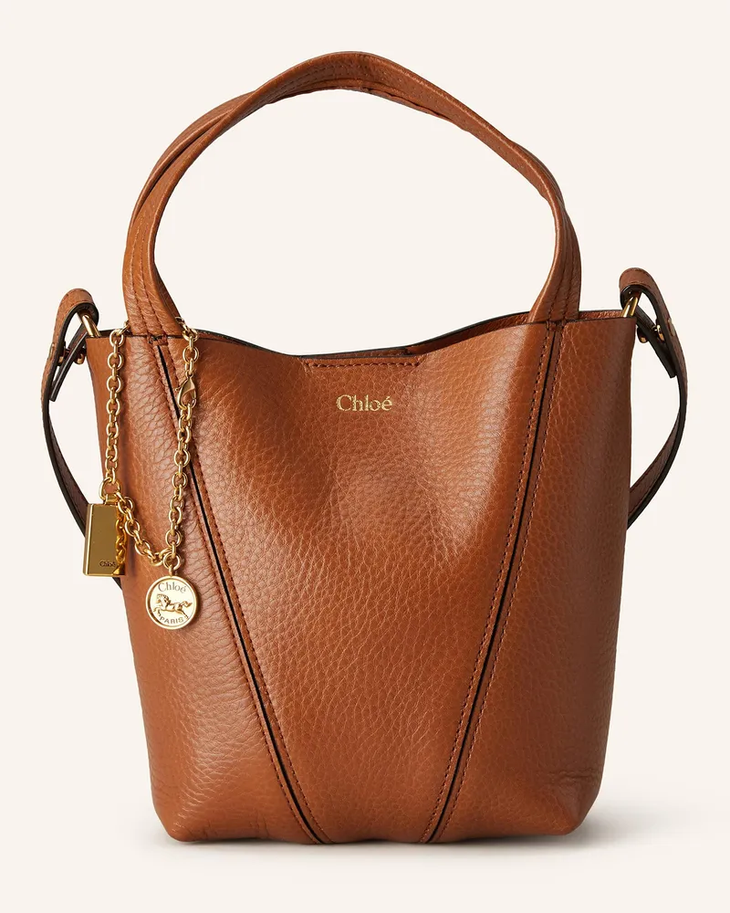 Chloé Umhängetasche Spin braun Clay