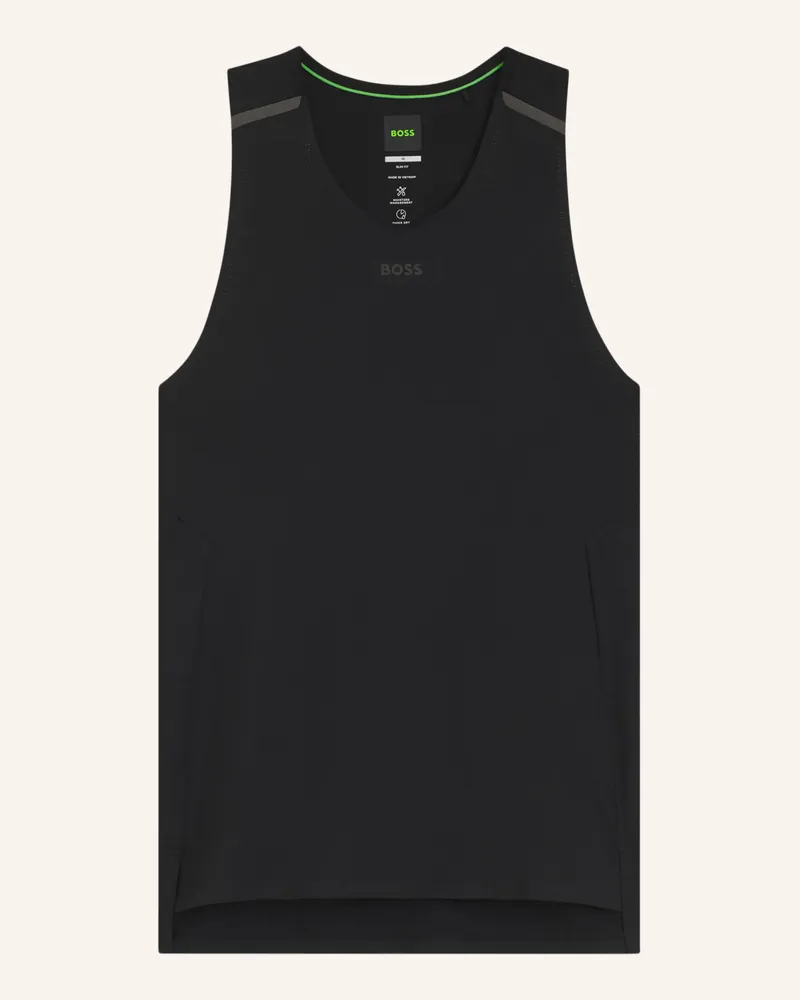 HUGO BOSS T-Shirt TANK ACTIVE SEAS Slim Fit Schwarz