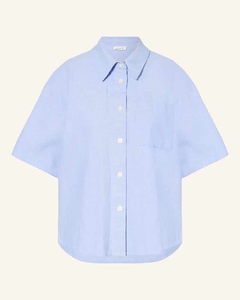 American Vintage Hemdbluse Feoly blau Hellblau