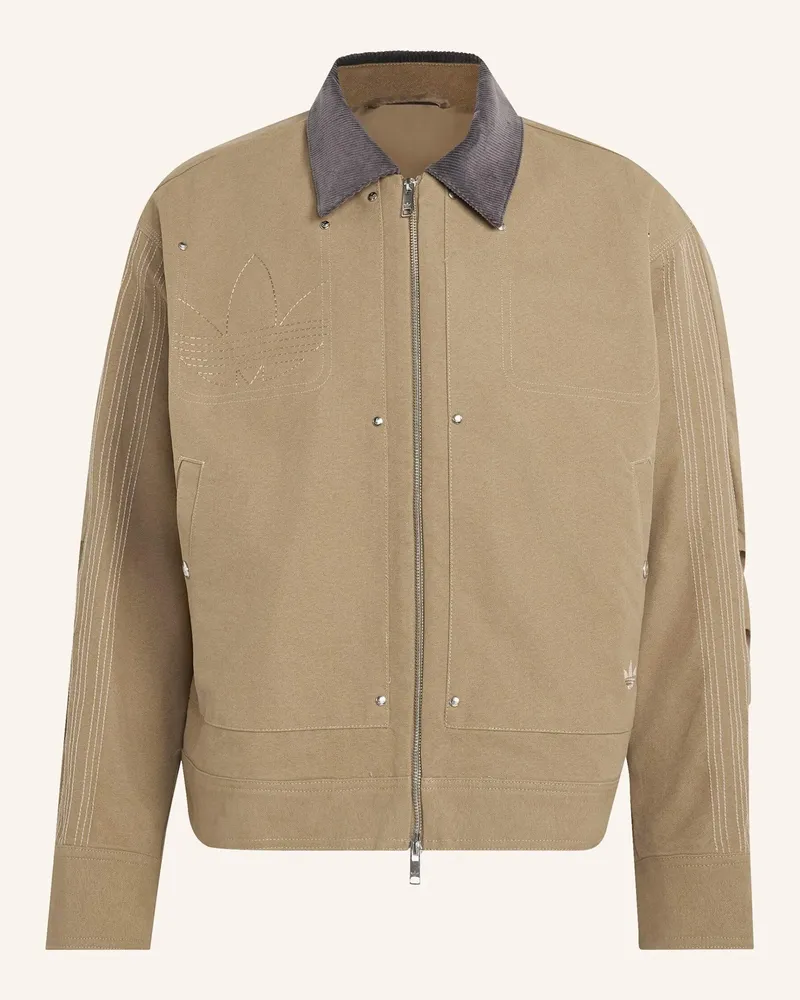 adidas Overjacket Essentials beige Khaki