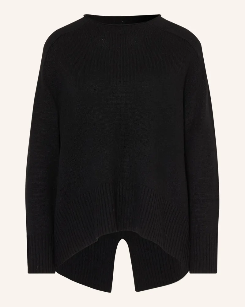 Mrs & HUGS Pullover Mit Cashmere schwarz Schwarz