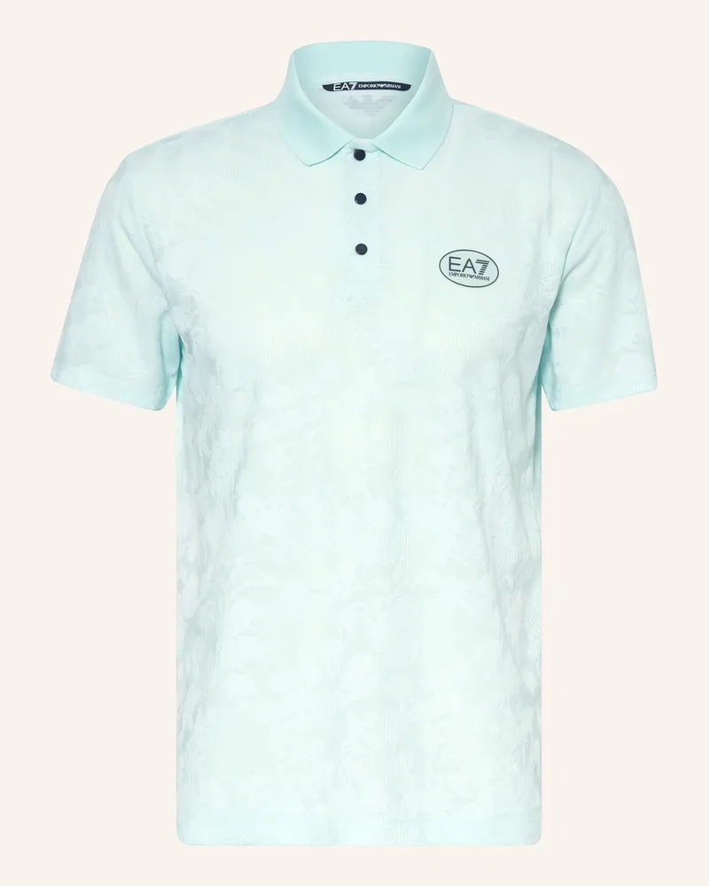 EA7 Funktions-Poloshirt Mint