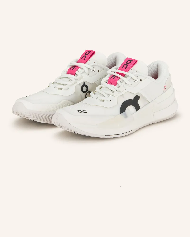 ON Tennisschuhe THE ROGER PRO 2 CLAY Weiss