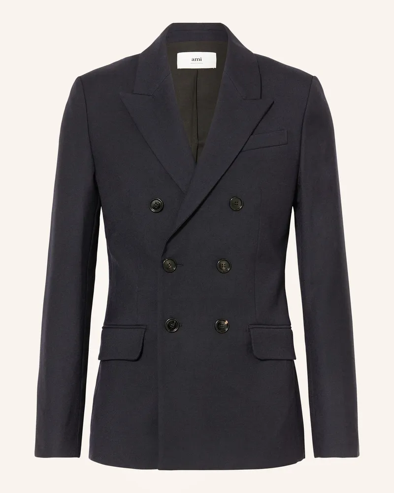 AMI Paris Sakko Regular Fit blau Dunkelblau