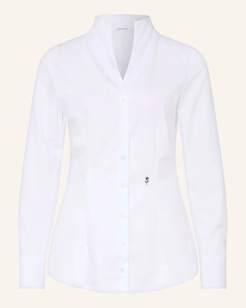 Seidensticker Bluse weiss Weiss