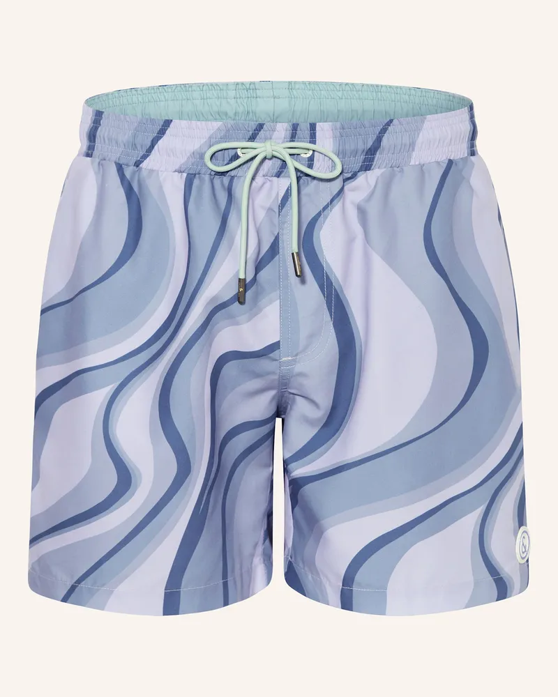 colours & sons Badeshorts Hellblau