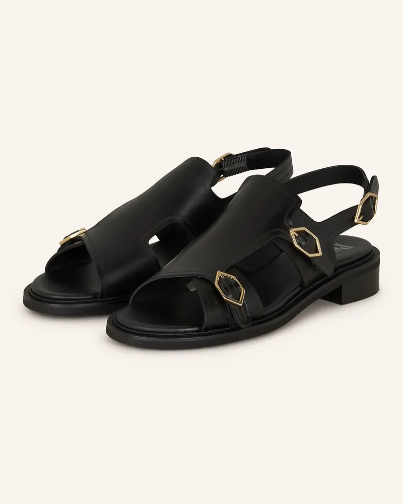 Pertini Sandalen schwarz Schwarz