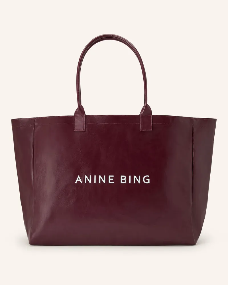 Anine Bing Shopper rot Dunkelrot