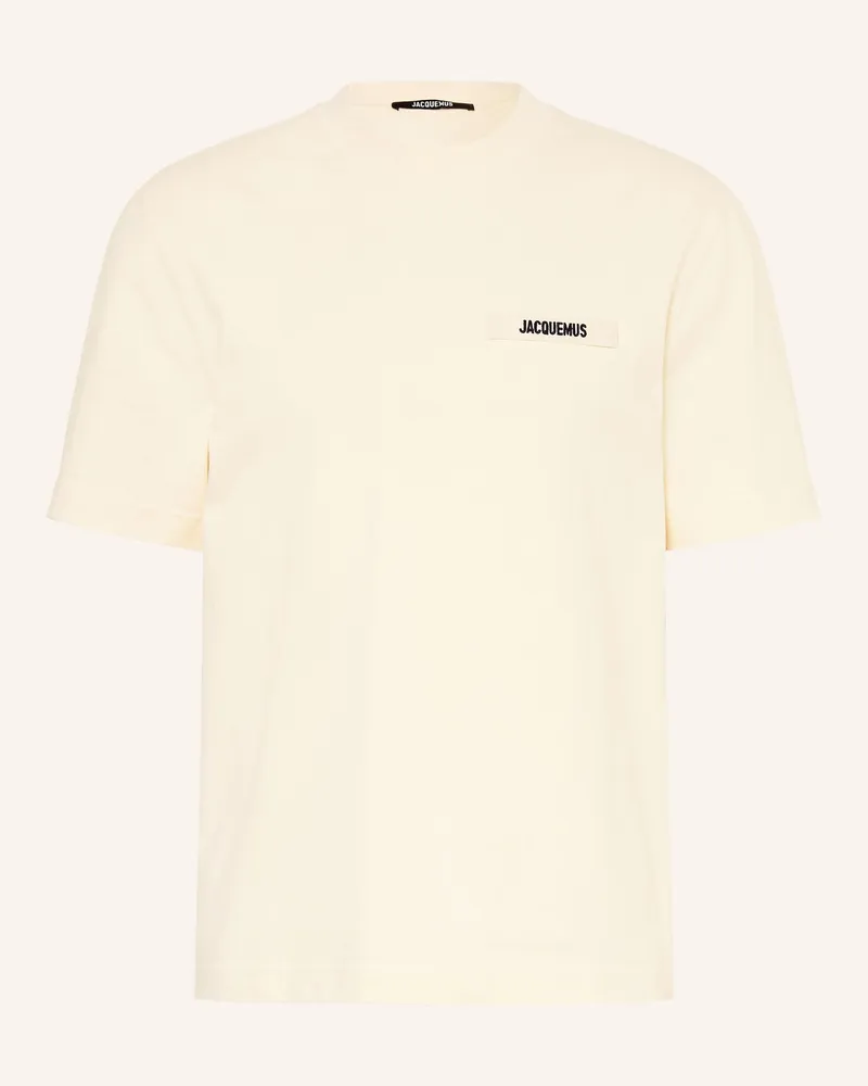 Jacquemus T-Shirt Le Tshirt Gros Grain beige Beige