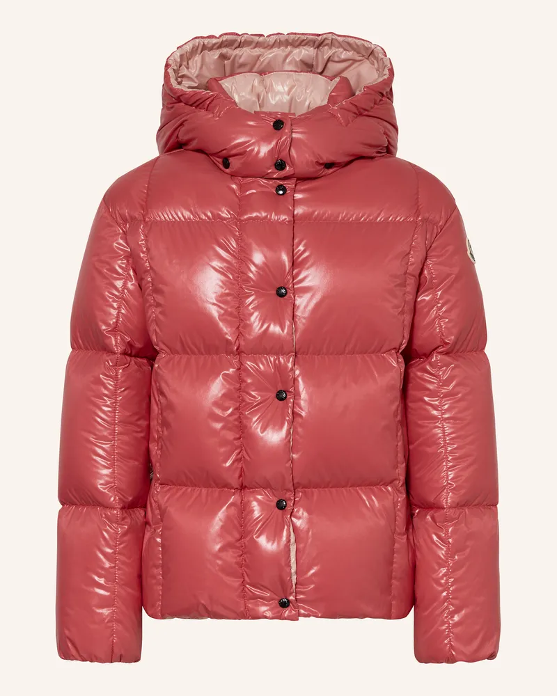 Moncler Daunenjacke Parana Mit Abnehmbarer Kapuze rot Pink
