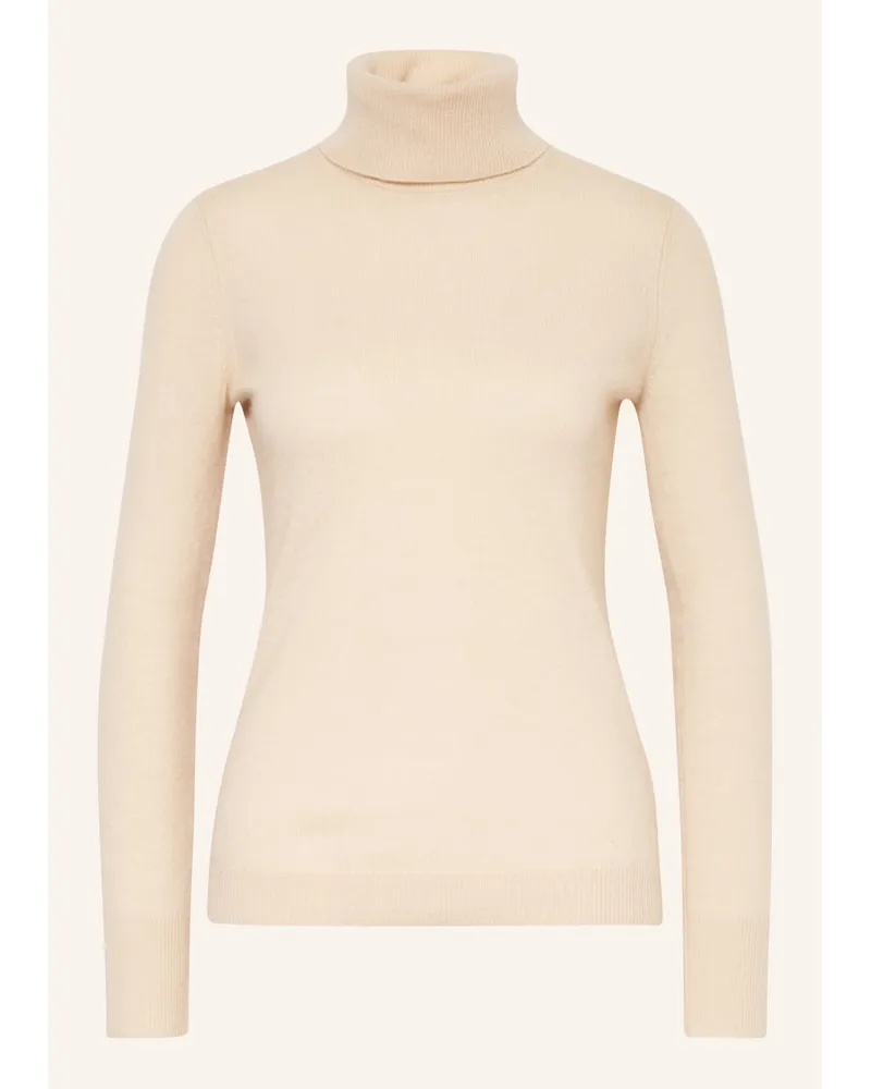 Darling Harbour Rollkragenpullover aus Cashmere Beige