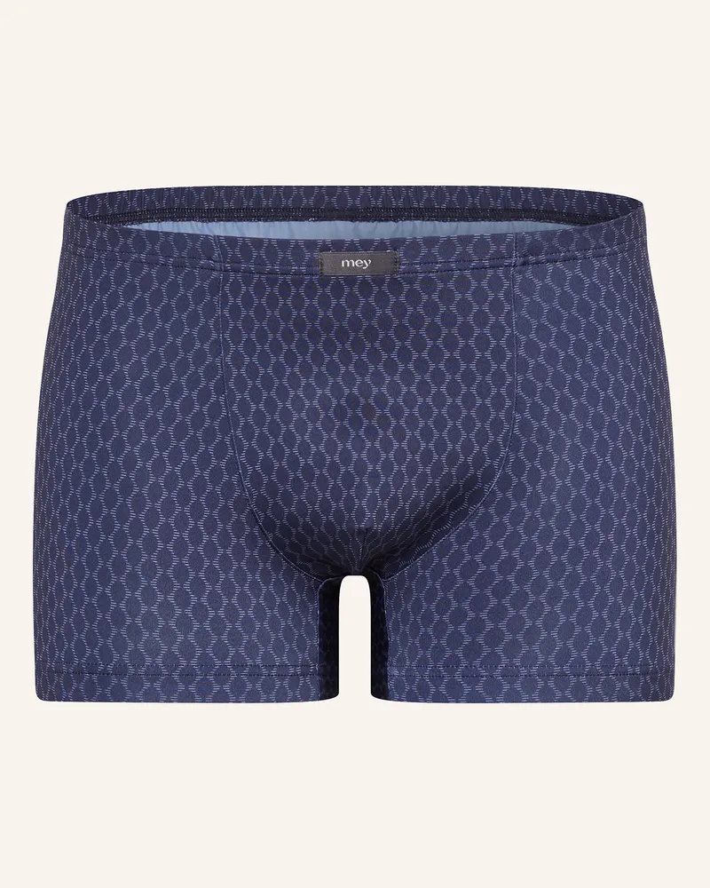 Mey Boxershorts Serie MEANDER GEO Dunkelblau