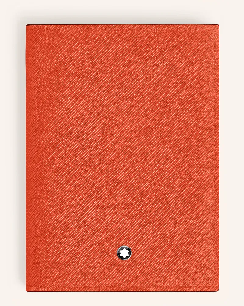 Montblanc Reisepass-Etui Sartorial orange Dunkelorange