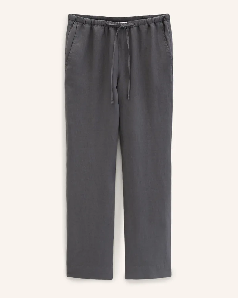 Marc O'Polo Leinenhose grau Dunkelgrau