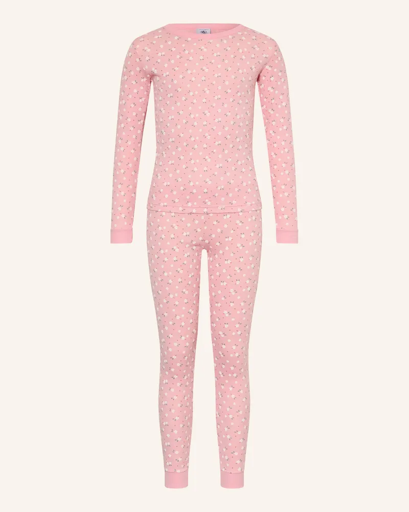 Petit Bateau Schlafanzug rosa Rosa