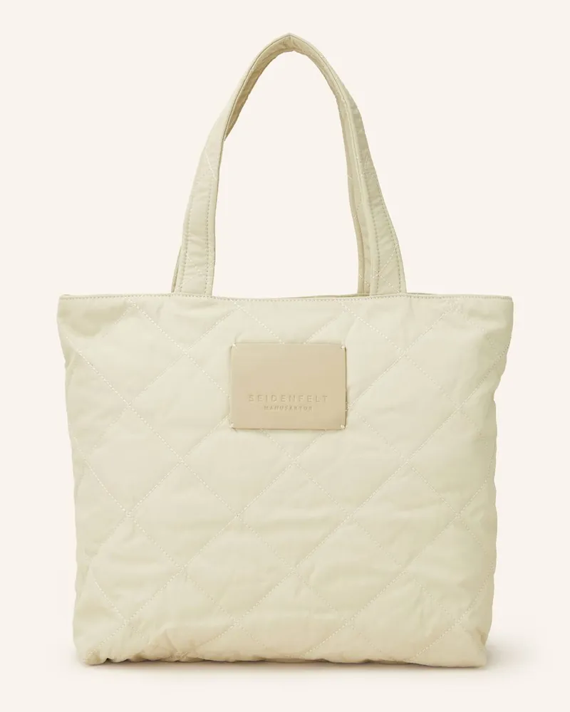 SEIDENFELT Shopper HETTA Weiss