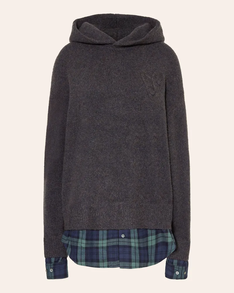 Acne Studios Pullover mit Alpaka Dunkelgrau