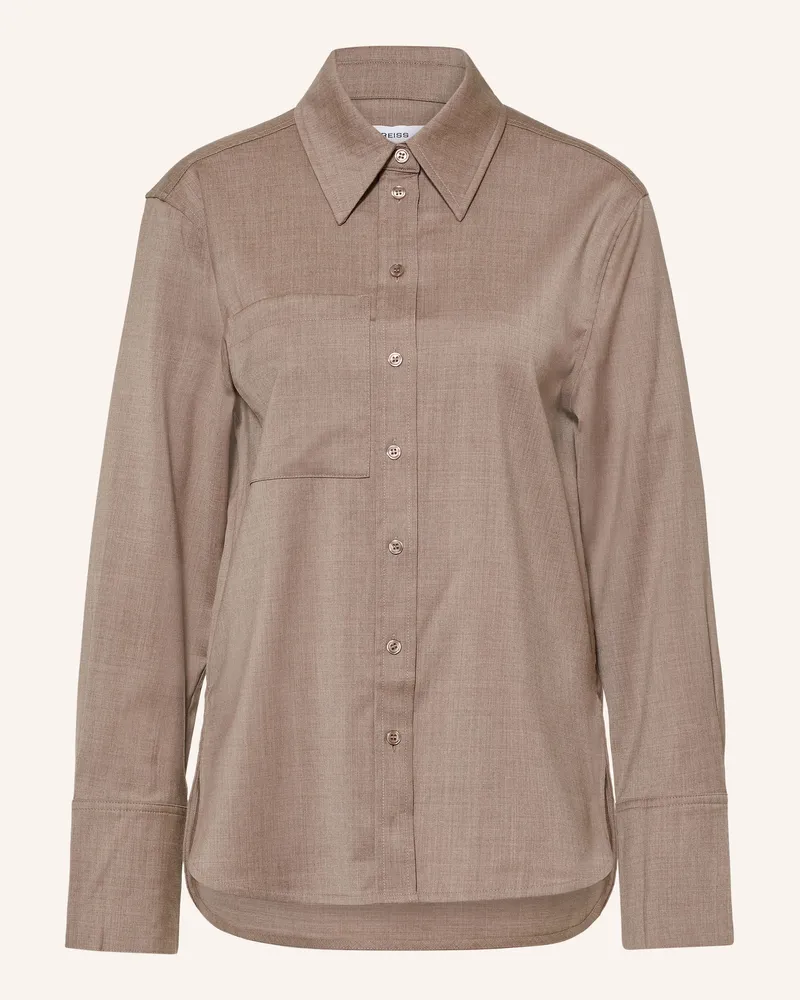Reiss Hemdbluse Adie beige Taupe