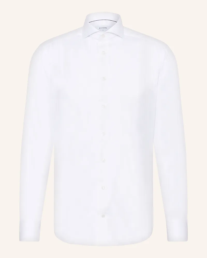 Eton Hemd Slim Fit weiss Weiss