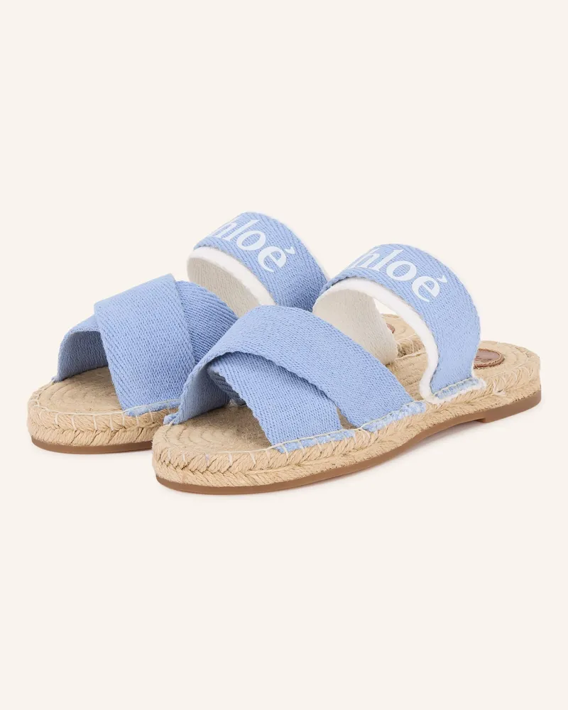 Chloé Pantoletten blau Z10