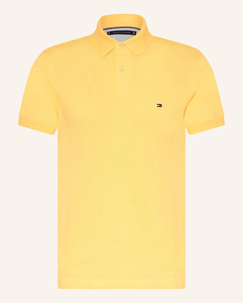 Tommy Hilfiger Piqué-Poloshirt Regular Fit Gelb