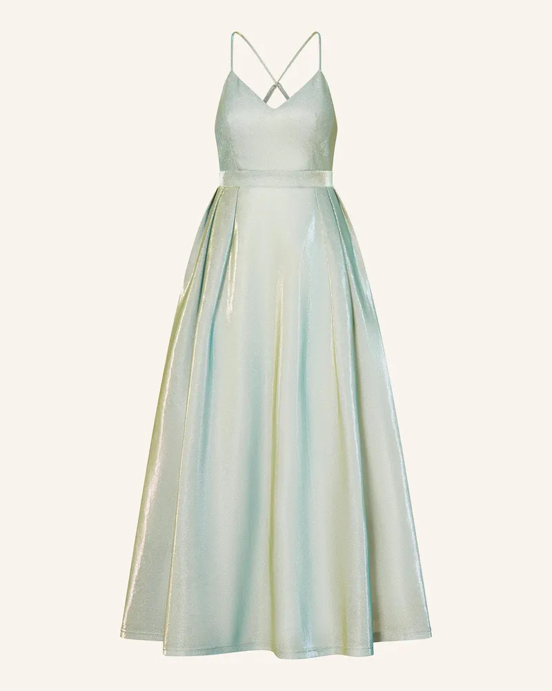Apart Abendkleid Mit Glitzergarn gruen Mint