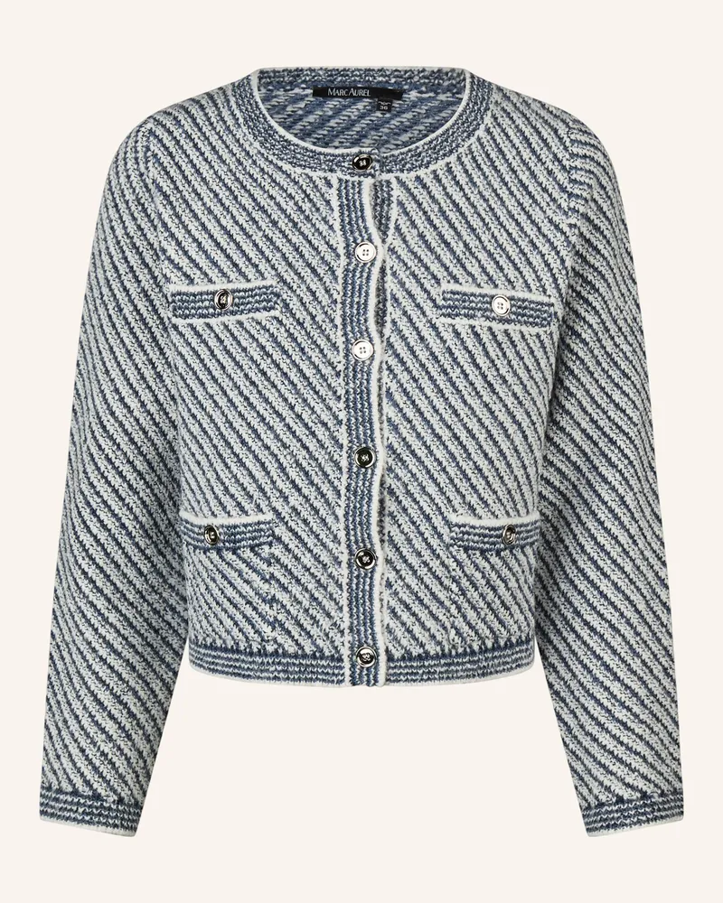 MARC AUREL Strickjacke blau Blau