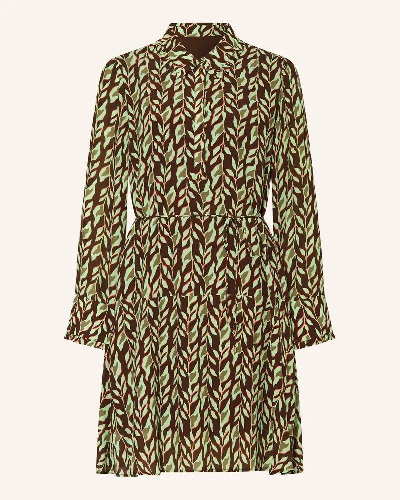 Marc Cain Hemdblusenkleid Mit Rüschen gruen 699