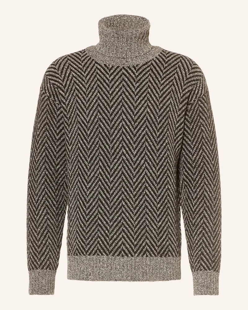 HUGO BOSS Rollkragenpullover Sherborne schwarz Schwarz