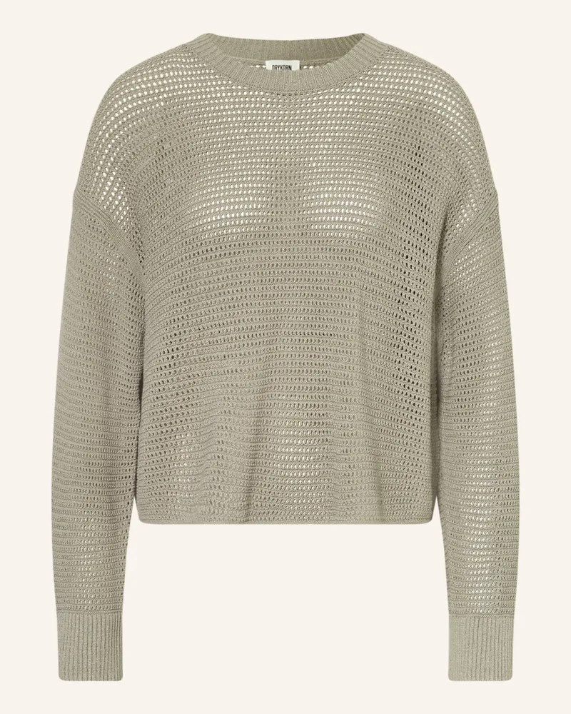 Drykorn Pullover Malese gruen Khaki