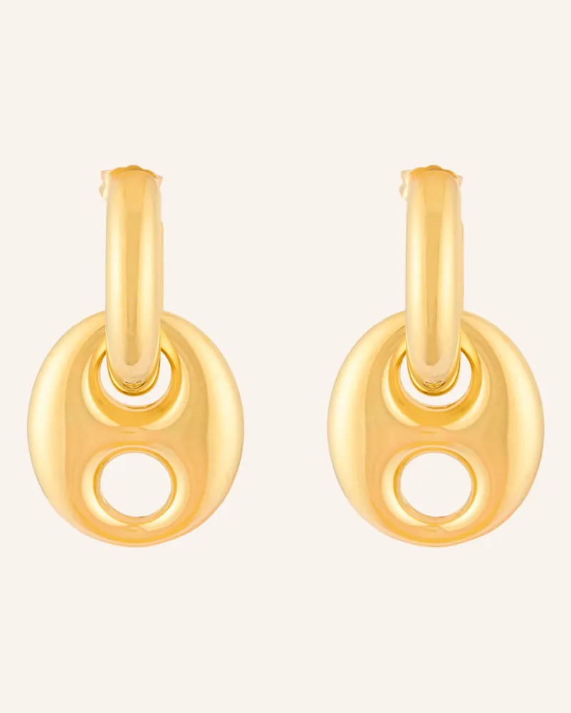 Vanessa Baroni Creolen Disc gold Gold