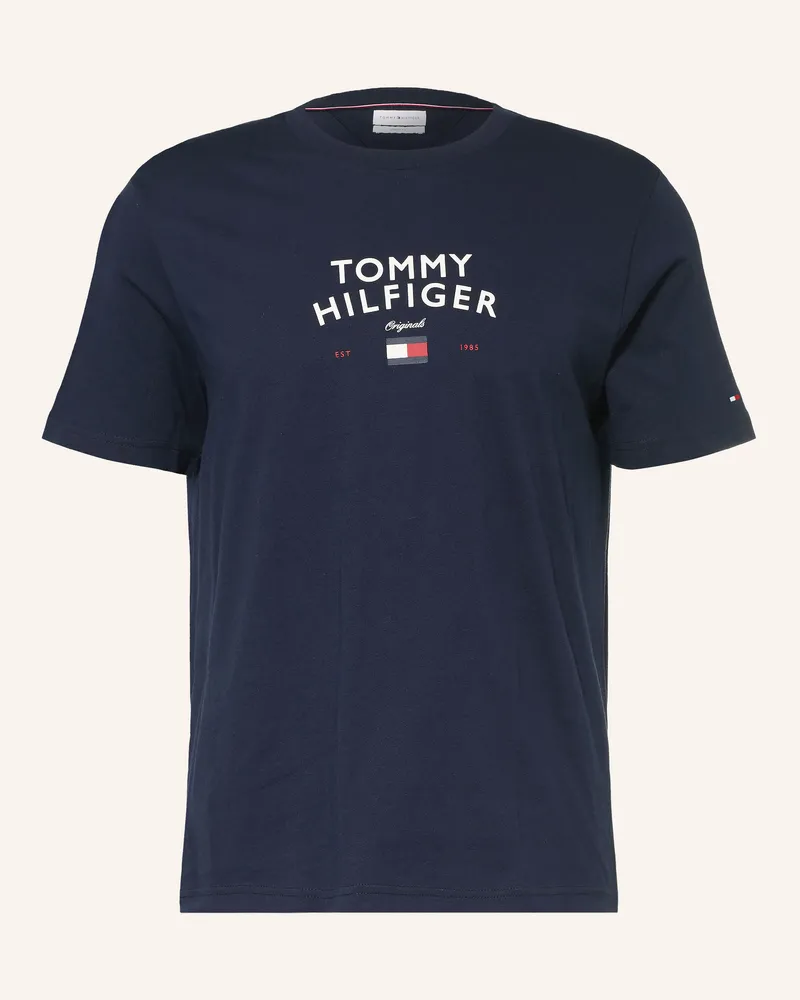 Tommy Hilfiger T-Shirt blau Dunkelblau