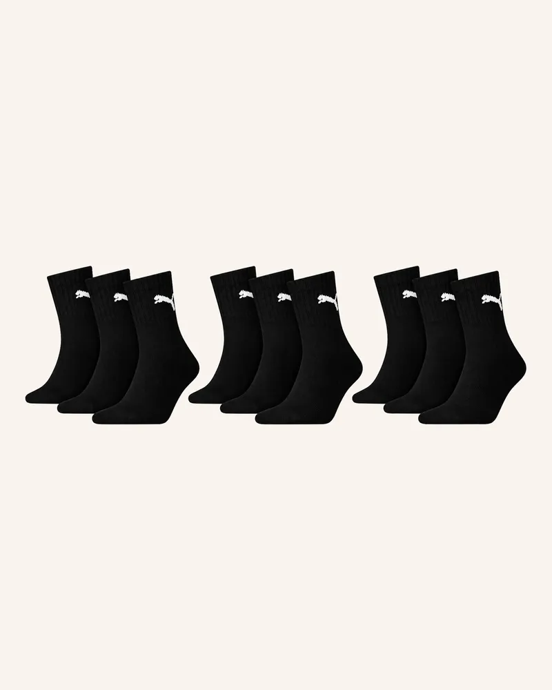 Puma Sportsocken Short Crew 9-Pack schwarz Schwarz