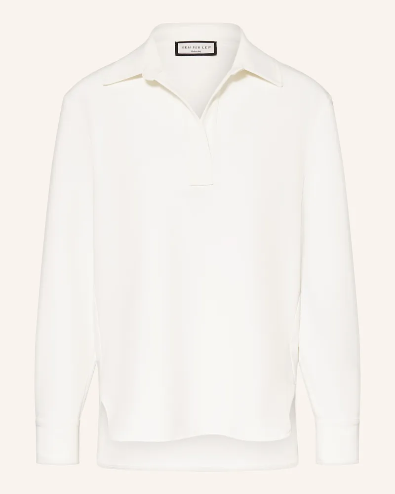 SEM PER LEI Blusenshirt Creme