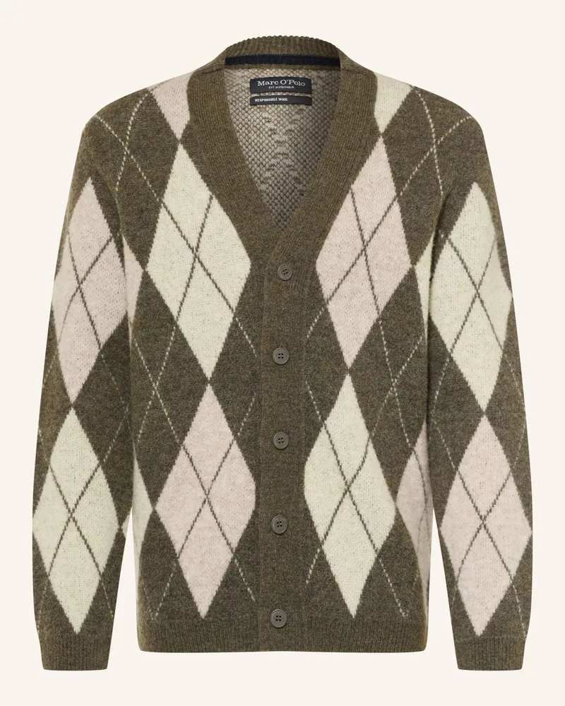Marc O'Polo Strickjacke braun Khaki