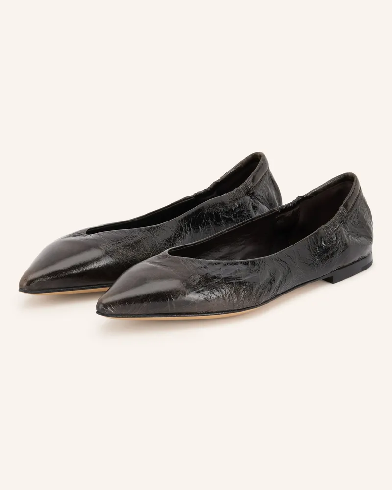 POMME D'OR Ballerinas Ingrid braun Schwarz
