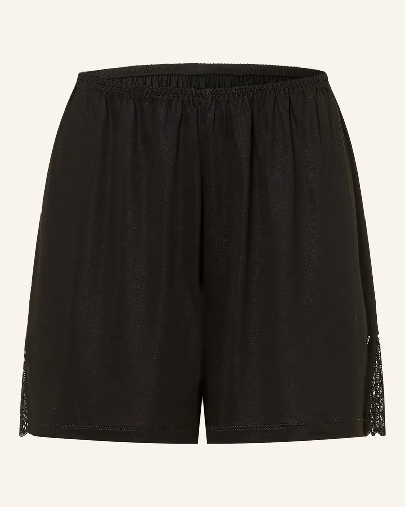 HUGO BOSS Schlafshorts Guipure schwarz Schwarz