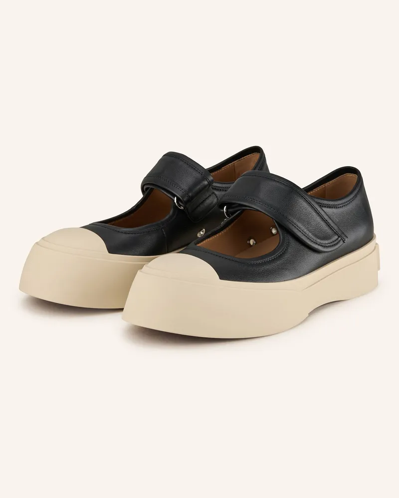 Marni Plateau-Ballerinas schwarz Schwarz