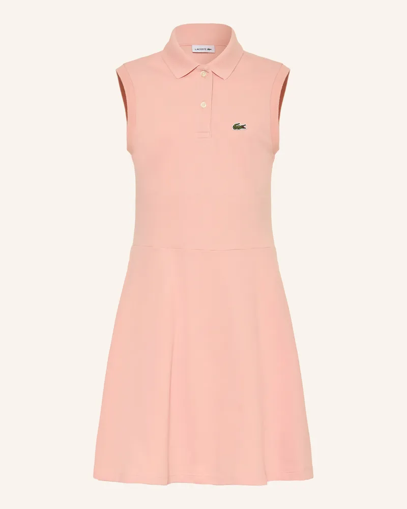 Lacoste Piqué-Polokleid orange Rosé