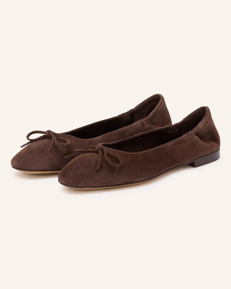 POMME D'OR Ballerinas Giorgia braun Dunkelbraun
