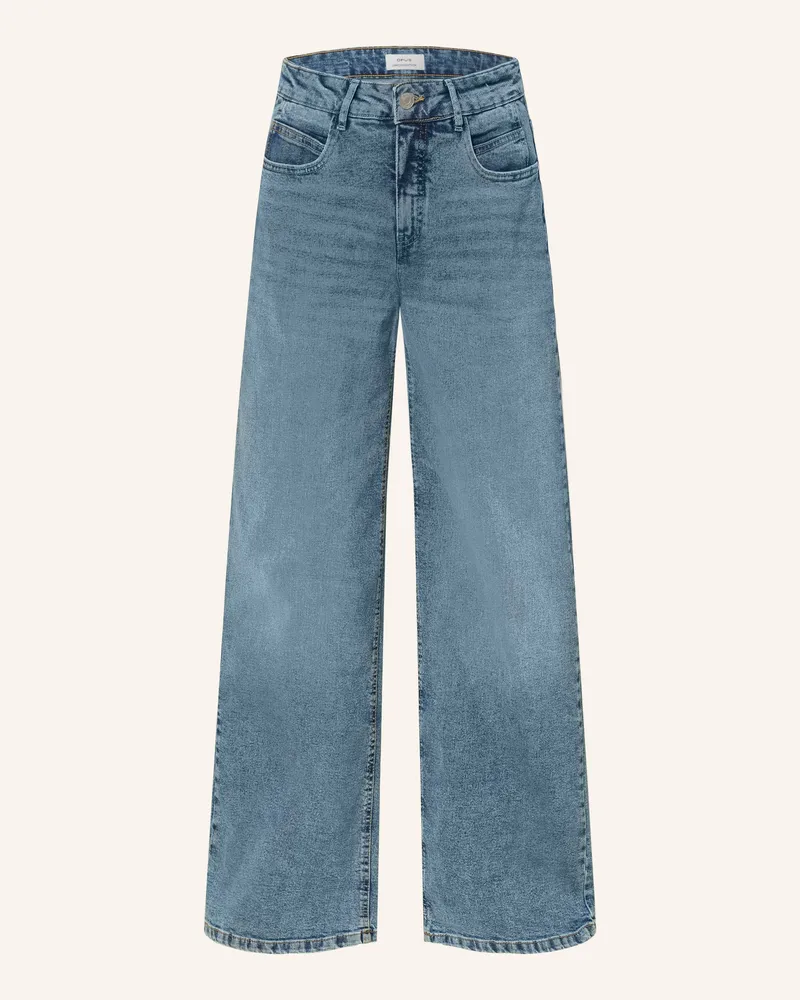 OPUS Wide Leg Jeans Miva Coastal blau 70347