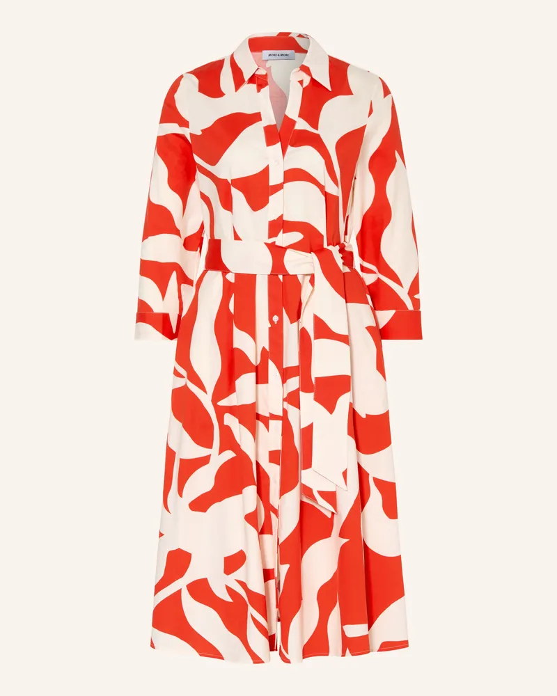 More & More Hemdblusenkleid rot Rot