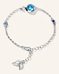 TAMARA COMOLLI Armband BRACELET BOUTON MINI CHAIN 'OCEAN Silber