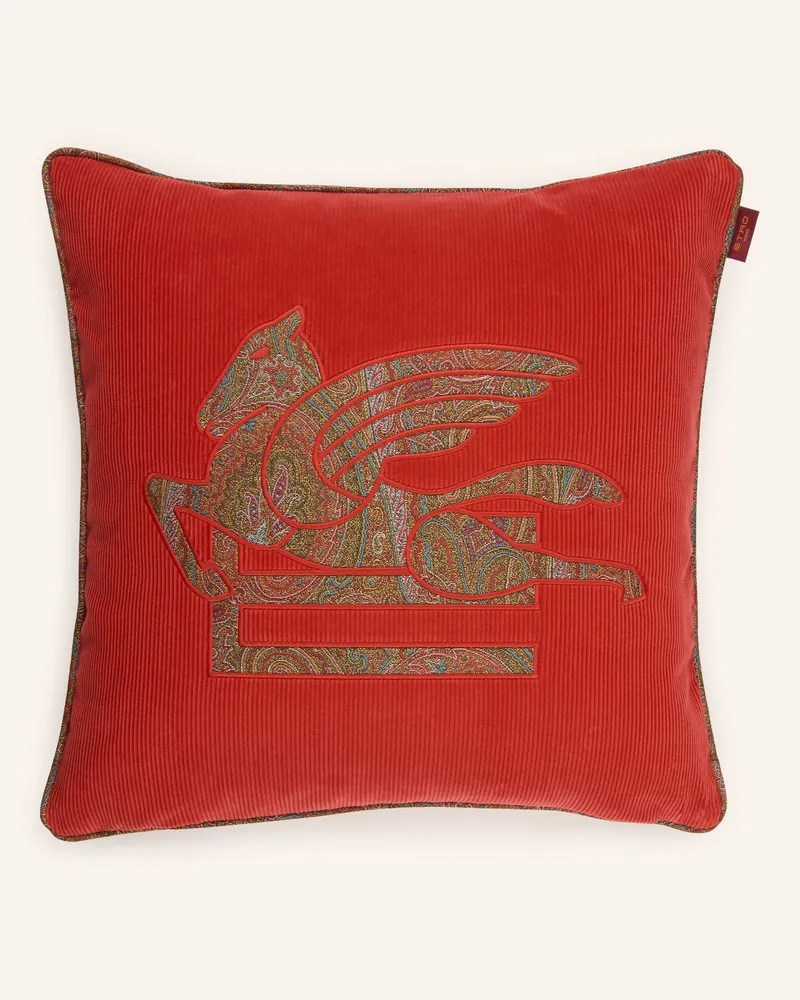 Etro Dekokissen rot Rot