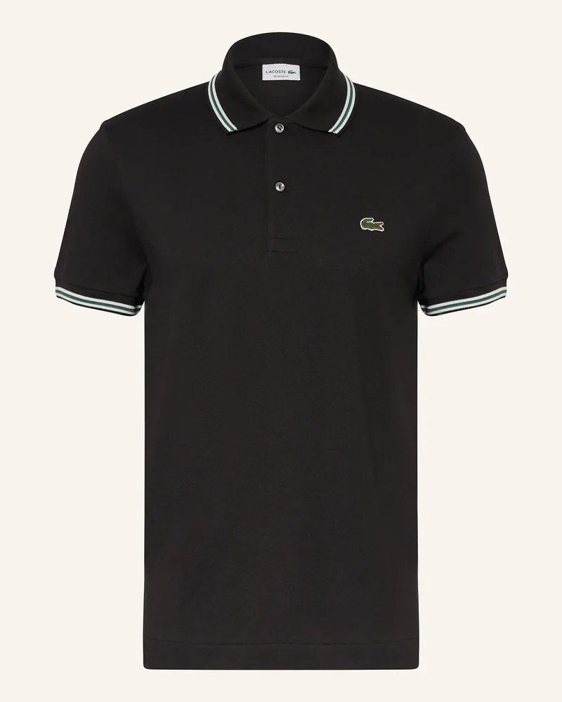 Lacoste Piqué-Poloshirt Regular Fit Schwarz