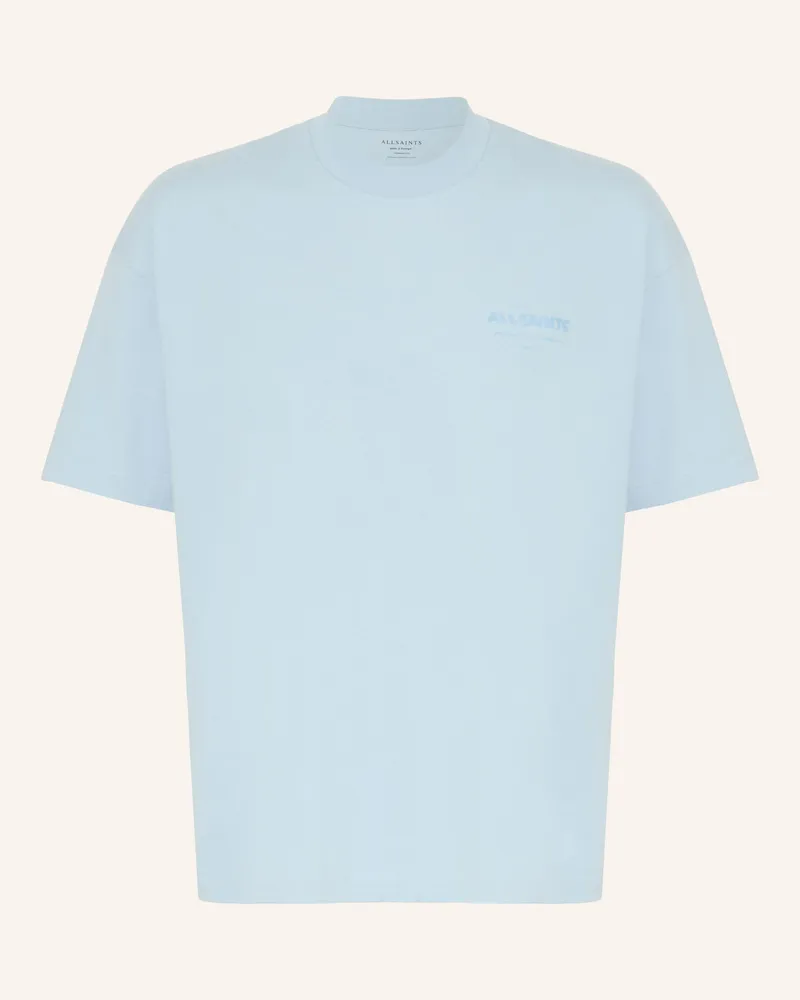 AllSaints T-Shirt Xander blau Hellblau