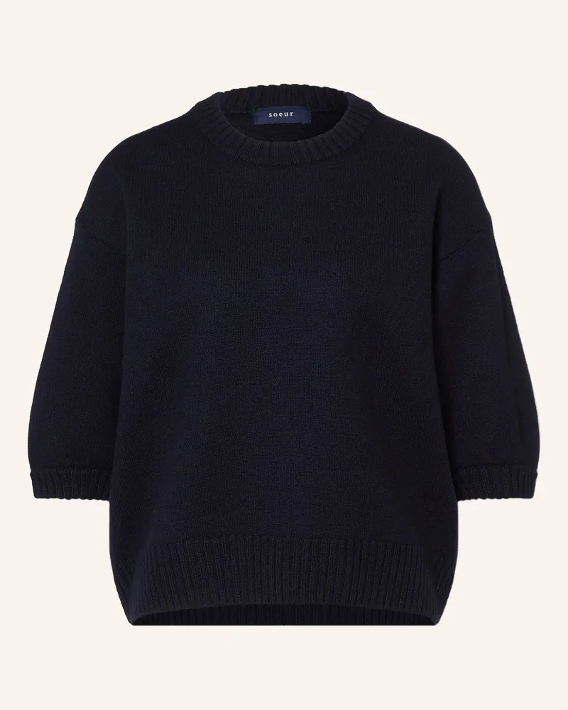 Soeur Pullover Lise Mit 3/4-Arm blau Dunkelblau