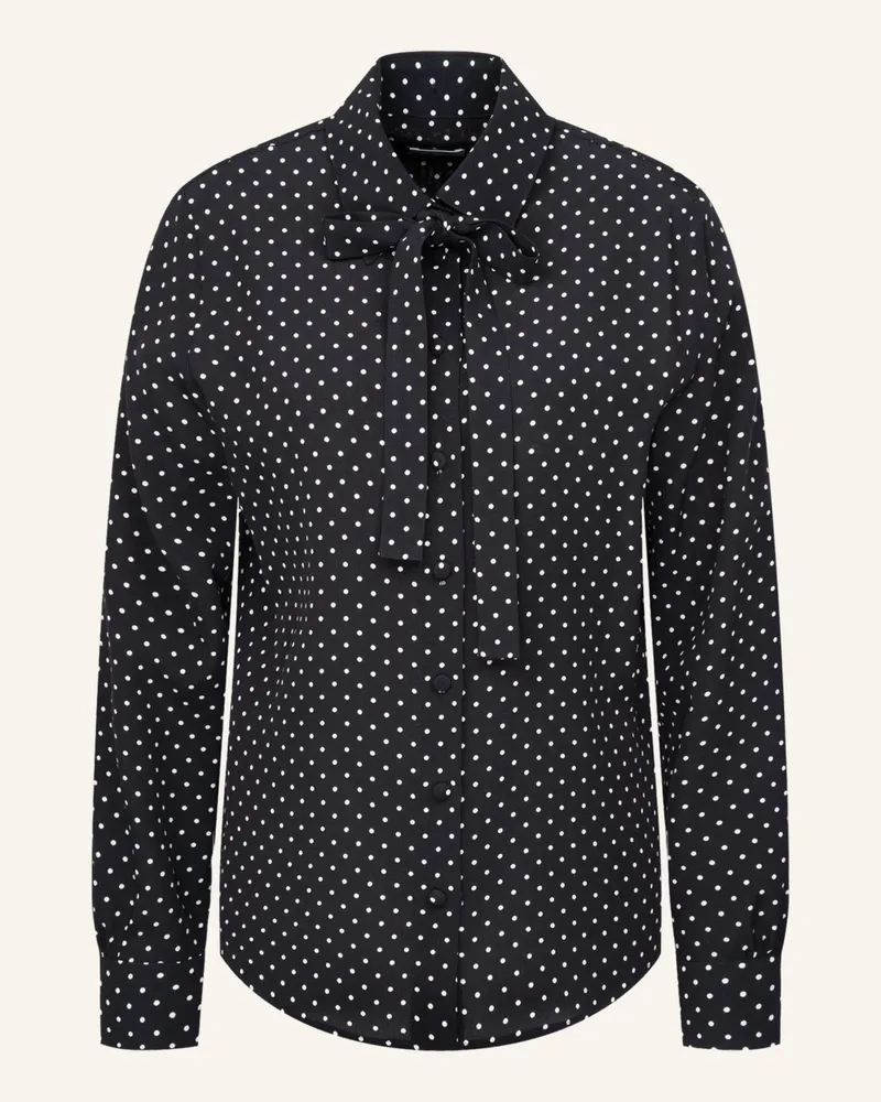 Seidensticker Ausgestellte Bluse, Schluppenbluse Schwarz