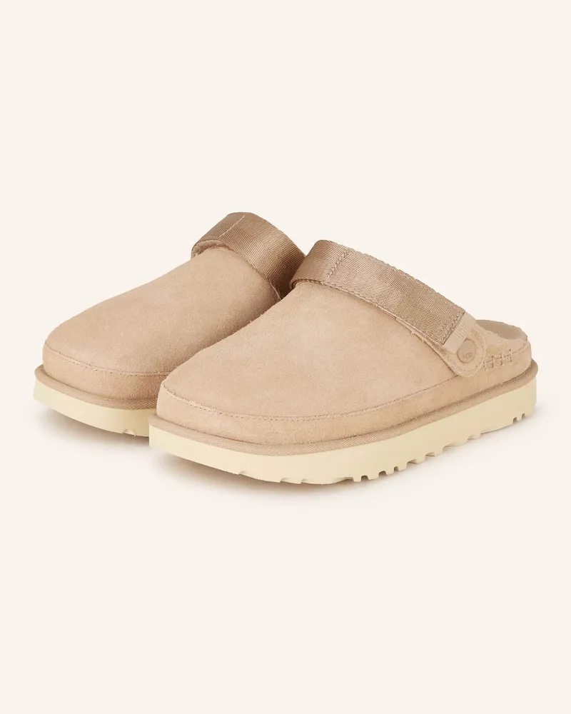 UGG Pantoletten Goldenstar Clog beige Camel