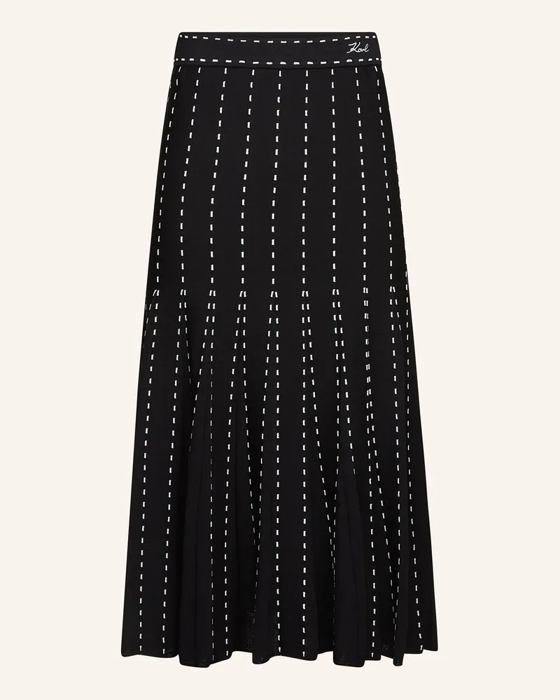 Karl Lagerfeld Rock schwarz Schwarz